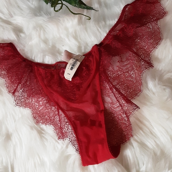 NWOT 34DD LACE RED SEXY RAZORBACK BRA - Picture 7 of 8